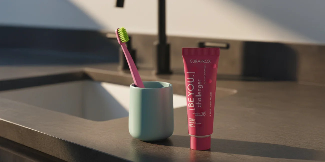 Firefly GeminiFlash High end macro product shot premium dental care aesthetic photorealistic. Luxury ba 707359 kopie